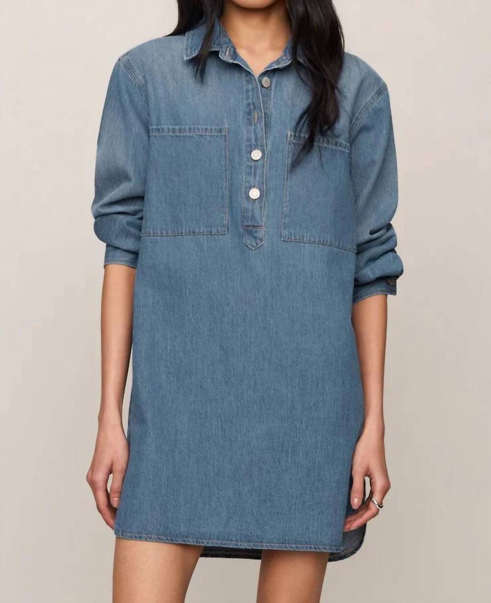 NEW Z SUPPLY lucie denim mini dress in dreamstate